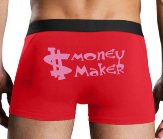 Money Maker - Red Boxer Brief