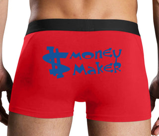 Money Maker - Red Boxer Brief