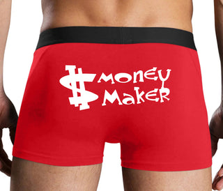 Money Maker - Red Boxer Brief