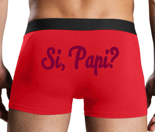 Si Pappi - Yes Daddy - Red Boxer Brief