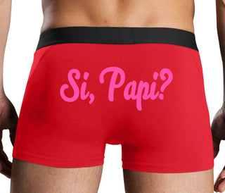 Si Pappi - Yes Daddy - Red Boxer Brief