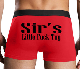 Sir's Little Fuck Toy - Red Boxer Brief