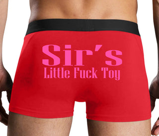 Sir's Little Fuck Toy - Red Boxer Brief