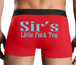 Sir's Little Fuck Toy - Red Boxer Brief