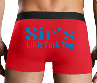 Sir's Little Fuck Toy - Red Boxer Brief