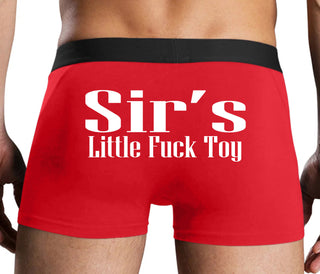 Sir's Little Fuck Toy - Red Boxer Brief