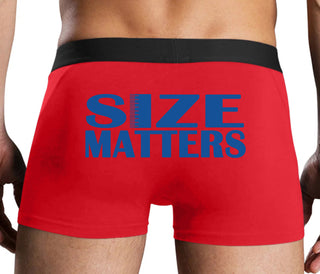 Size Matters - Red Boxer Brief