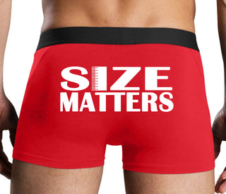 Size Matters - Red Boxer Brief