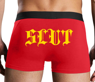 Slut - Goth Look - Red Boxer Brief