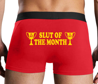 Slut Of The Month - Red Boxer Brief