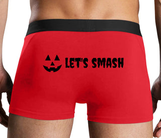 Let's Smash Pumpkins - Red Boxer Brief