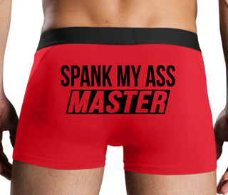 Spank My Ass Master - Red Boxer Brief