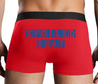 Spoiled Brat - Block Design - Red Boxer Brief