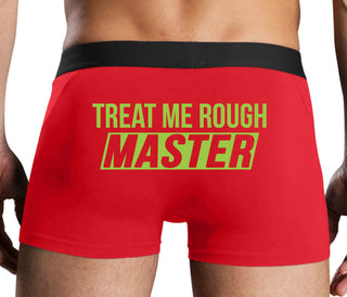 Treat Me Rough Master - Red Boxer Brief