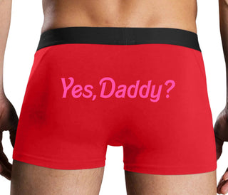 Yes Daddy ? - Red Boxer Brief
