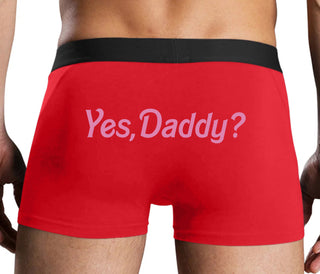 Yes Daddy ? - Red Boxer Brief