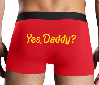 Yes Daddy ? - Red Boxer Brief