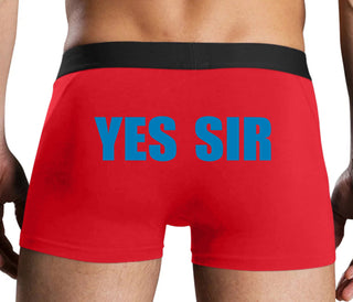 Yes Sir - Red Boxer Brief