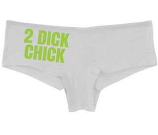 2 Dick Chick - White Boy Short
