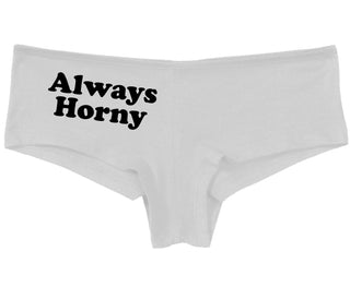 Always Horny - White Boy Short