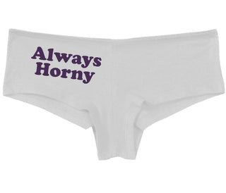 Always Horny - White Boy Short