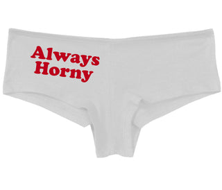 Always Horny - White Boy Short