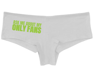 Ask Me About My Only Fans - White Boy Short