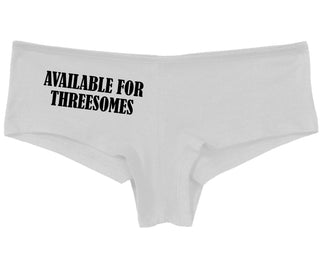 Available for Threesomes - White Boy Short
