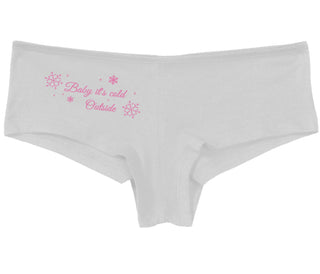 Baby It's Cold Outside - White Boy Short