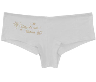 Baby It's Cold Outside - White Boy Short