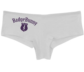 Badge Bunny for LEO Wife or Girlfriend - White Boy Short