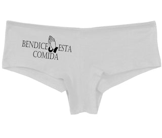 Bendice Esta Comida - Bless This Meal - White Boy Short