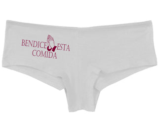 Bendice Esta Comida - Bless This Meal - White Boy Short