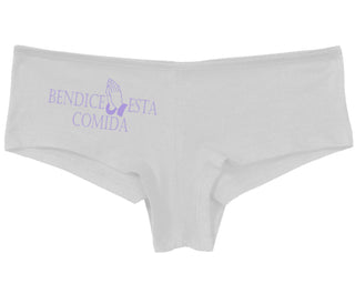 Bendice Esta Comida - Bless This Meal - White Boy Short