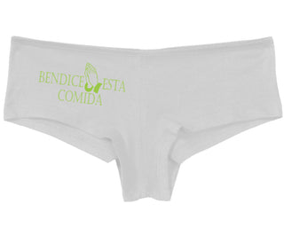 Bendice Esta Comida - Bless This Meal - White Boy Short