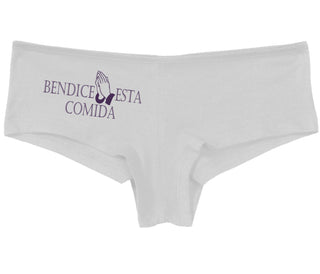 Bendice Esta Comida - Bless This Meal - White Boy Short