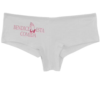 Bendice Esta Comida - Bless This Meal - White Boy Short