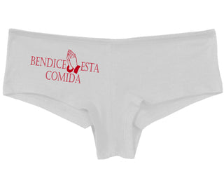 Bendice Esta Comida - Bless This Meal - White Boy Short