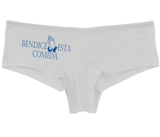 Bendice Esta Comida - Bless This Meal - White Boy Short