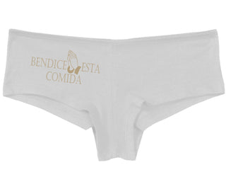 Bendice Esta Comida - Bless This Meal - White Boy Short