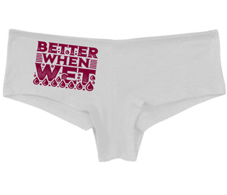 Better When Wet - White Boy Short