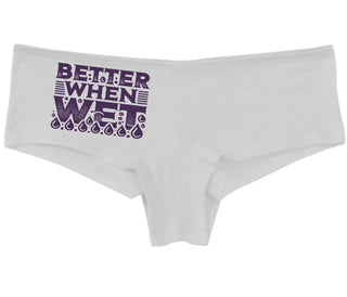 Better When Wet - White Boy Short