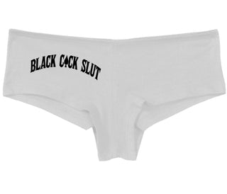 Black Cock Slut - Queen of Spades - White Boy Short
