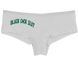 Black Cock Slut - Queen of Spades - White Boy Short