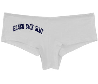 Black Cock Slut - Queen of Spades - White Boy Short