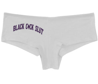 Black Cock Slut - Queen of Spades - White Boy Short