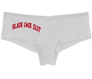Black Cock Slut - Queen of Spades - White Boy Short