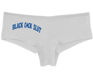 Black Cock Slut - Queen of Spades - White Boy Short