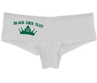 Black Cock Slut - Queen of Spades - White Boy Short