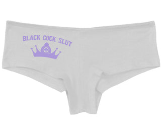 Black Cock Slut - Queen of Spades - White Boy Short